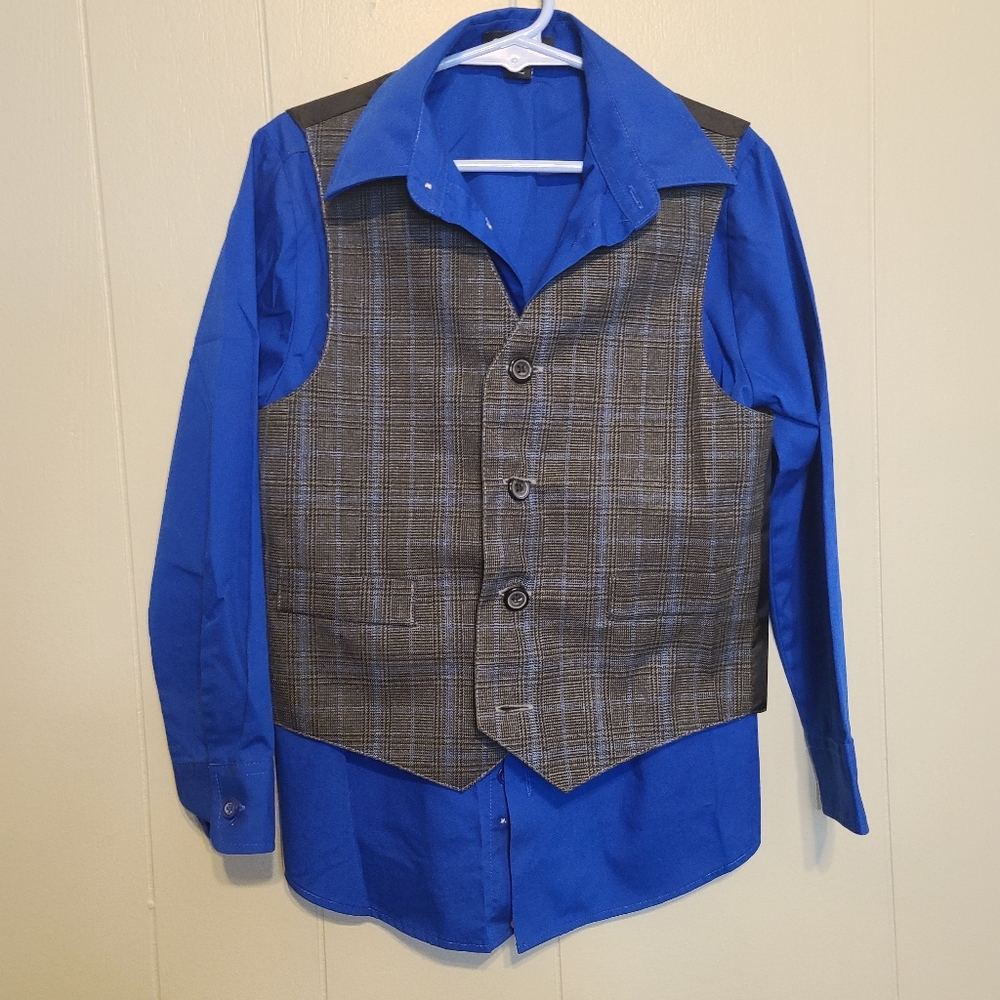 George 3 piece Boys' dress shirt, vest pants